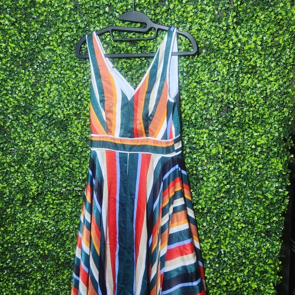 Lulus Dresses & Skirts - SOLD Multicolor Striped High-Low Dress by Lulus Size Small